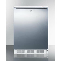 Summit 24" Wide All-Freezer with 3.5 cu. ft. Capacity, Right Hinge, Manual Defrost, Approved for Medical Use, Factory Installed Lock, - VT65MLSS - The Home Selection