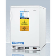 Summit 24" Wide All-Freezer with Capable of -30 Degrees C Operation, Temperature Alarm & Display - VT65 - The Home Selection