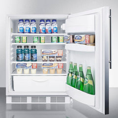 Summit 24" Wide All-Refrigerator, ADA Compliant - FF6LW7SS - The Home Selection