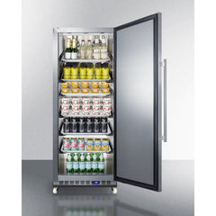 Summit 24" Wide All-Refrigerator - FFAR121SS - The Home Selection