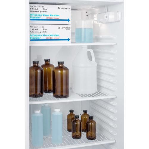 Summit 24" Wide All-Refrigerator with 10.1 cu. ft. Capacity, 4 Wire Shelves, with Door Lock, Right Hinge with Reversible Doors- FFAR10MED2 - The Home Selection