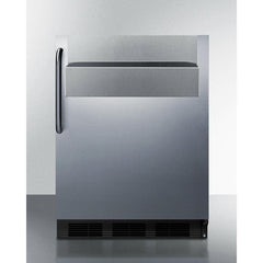 Summit 24" Wide All-Refrigerator with Speed Rail - FF7BKSSTBSR - The Home Selection