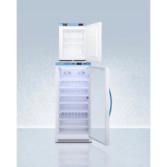 Summit 24" Wide All-Refrigerator/All-Freezer Combination - ARG8PV-FS30LSTACKMED2 - The Home Selection