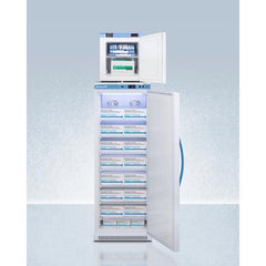 Summit 24" Wide All-Refrigerator/All-Freezer Combination - ARS12PV-FS24LSTACKMED2 - The Home Selection