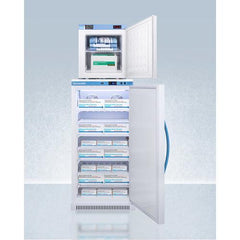 Summit 24" Wide All-Refrigerator/All-Freezer Combination - ARS8PV-FS24LSTACKMED2 - The Home Selection