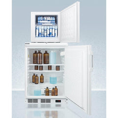 Summit 24" Wide All-Refrigerator/All-Freezer Combination - FF7LW-FS24LSTACKPRO - The Home Selection