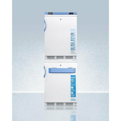 Summit 24" Wide All-Refrigerator/All-Freezer Combination - FF7LW-VT65MLSTACKMED2 - The Home Selection