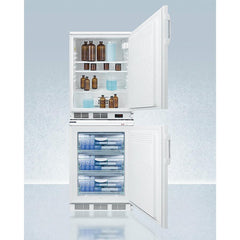 Summit 24" Wide All-Refrigerator/All-Freezer Combination - FF7LW-VT65MLSTACKPRO - The Home Selection