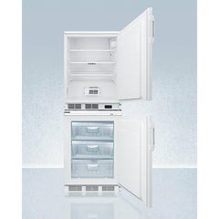 Summit 24" Wide All-Refrigerator/All-Freezer Combination - FF7LW-VT65MLSTACKPRO - The Home Selection