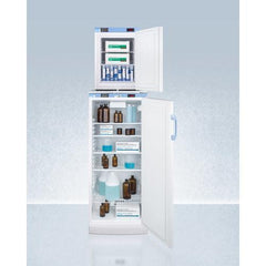 Summit 24" Wide All-Refrigerator/All-Freezer Combination - FFAR10-FS30LSTACKMED2 - The Home Selection