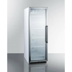 Summit 24" Wide Beverage Center with 12.6 cu. ft. Capacity Lock, 6 Shelves , Digital Thermostat, Factory Installed Lock - SCR1400W - The Home Selection