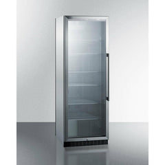 Summit 24" Wide Beverage Center with 12.6 Cu. Ft. Capacity, Stainless Steel Interior, Digital Thermostat, LED Lighting - SCR1401 - The Home Selection