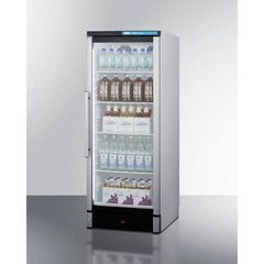 Summit 24" Wide Beverage Center with 9.9 cu. ft. Capacity Lock, 4 Shelves , Factory Installed Lock, CFC Free, Commercially Approved, Automatic Defrost - SCR1154 - The Home Selection