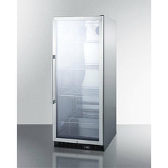Summit 24" Wide Beverage Center with Adjustable Chrome Shelves, Automatic Defrost, Door Alarm, Recessed LED Lighting - SCR1156 - The Home Selection