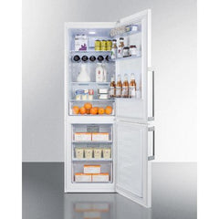 Summit 24" Wide Bottom Freezer Refrigerator - FFBF241W - The Home Selection