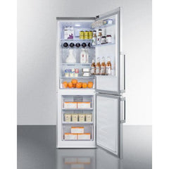 Summit 24" Wide Bottom Freezer Refrigerator - FFBF246SS - The Home Selection