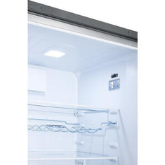 Summit 24" Wide Bottom Freezer Refrigerator With Icemaker - FFBF247SSIM - The Home Selection