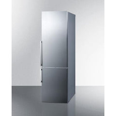 Summit 24" Wide Bottom Freezer Refrigerator With Icemaker - FFBF247SSIM - The Home Selection