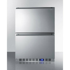 Summit 24" Wide Built-In 2-Drawer All-Refrigerator - FF642D - The Home Selection