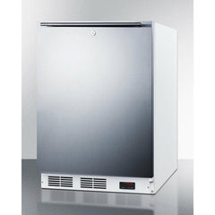 Summit 24" Wide Built-In All-Freezer, ADA Compliant with 3.5 cu. ft. Capacity, Right Hinge, Manual Defrost, ADA Compliant, Approved for Medical Use - VT65MLBISS - The Home Selection