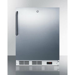 Summit 24" Wide Built-In All-Freezer, ADA Compliant with 3.5 cu. ft. Capacity, Right Hinge, Manual Defrost, ADA Compliant, Approved for Medical Use - VT65MLCSSADA - The Home Selection