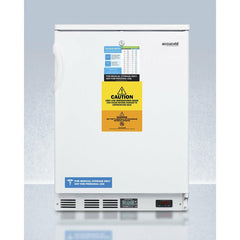 Summit 24" Wide Built-In All-Freezer, ADA Compliant with 3.5 cu. ft. Capacity, Right Hinge, Manual Defrost, Approved for Medical Use, Digital Thermostat - VLT650 - The Home Selection