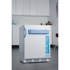 Summit 24" Wide Built-In All-Freezer with 3.2 cu. ft. Capacity, Right Hinge, Manual Defrost, ADA Compliant, Approved for Medical Use, Factory Installed Lock, CFC Free - VT65MLBIMED2ADA - The Home Selection