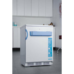 Summit 24" Wide Built-In All-Freezer with 3.2 Cu. Ft. Capacity, Slide-out Drawers, Digital Thermostat, NIST Calibrated Temperature/Alarm, Buffered Temperature Probe - VT65MLBIMED2 - The Home Selection