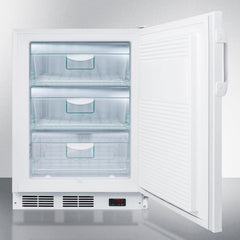 Summit 24" Wide Built-In All-Freezer, with 3.5 cu. ft. Capacity, Right Hinge, Manual Defrost, ADA Compliant - VT65MLBI - The Home Selection