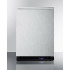 Summit 24" Wide Built-In All-Freezer with Adjustable Chrome Shelves, Door/Temperature Alarms, Temperature Memory Function - SCFF53BXCSS - The Home Selection