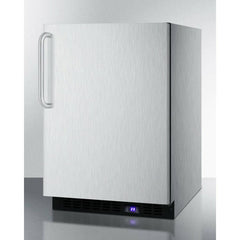 Summit 24" Wide Built-In All-Freezer with Adjustable Chrome Shelves, Door/Temperature Alarms, Temperature Memory Function - SCFF53BXCSS - The Home Selection