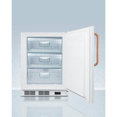 Summit 24" Wide Built-In All-Freezer with Antimicrobial Pure Copper Handle, ADA Compliant - VT65MLBITBCADA - The Home Selection