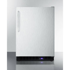 Summit 24" Wide Built-In All-Freezer With Icemaker, High-Temperature Alarm, Adjustable Chrome Shelves, Temperature Memory Function, Frost-Free, Open Door Alarm, Built-In Capable, Professional Handle, Fingerprint Resistant - SCFF53BX - The Home Selection
