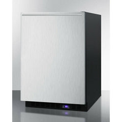 Summit 24" Wide Built-In All-Freezer With Icemaker, High-Temperature Alarm, Adjustable Chrome Shelves, Temperature Memory Function, Frost-Free, Open Door Alarm, Built-In Capable, Professional Handle, Fingerprint Resistant - SCFF53BX - The Home Selection