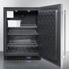 Summit 24" Wide Built-In All-Freezer With Icemaker (Panel Not Included) - SCFF53B - The Home Selection