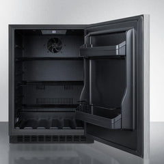Summit 24" Wide Built-In All-Refrigerator, ADA Compliant - AL54CSSHH - The Home Selection
