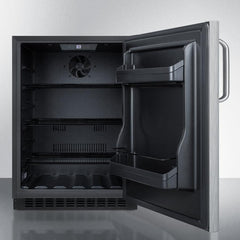 Summit 24" Wide Built-In All-Refrigerator, ADA Compliant - AL54CSSTB - The Home Selection