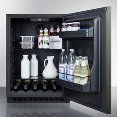 Summit 24" Wide Built-In All-Refrigerator, ADA Compliant - AL54KSHH - The Home Selection