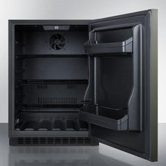 Summit 24" Wide Built-In All-Refrigerator, ADA Compliant - AL54KSHH - The Home Selection