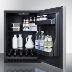 Summit 24" Wide Built-In All-Refrigerator, ADA Compliant - AL54SSHH - The Home Selection
