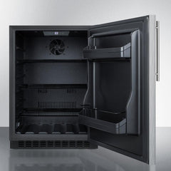 Summit 24" Wide Built-In All-Refrigerator, ADA Compliant - AL54SSHV - The Home Selection