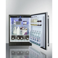 Summit 24" Wide Built-In All-Refrigerator, ADA Compliant - AL55 - The Home Selection