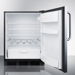 Summit 24" Wide Built-In All-Refrigerator, ADA Compliant - FF63BKCSSADA - The Home Selection