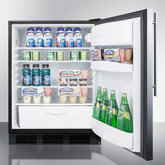 Summit 24" Wide Built-In All-Refrigerator, ADA Compliant - FF6BKBI7SS - The Home Selection