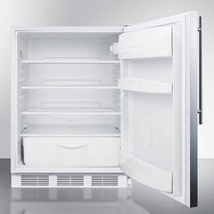 Summit 24" Wide Built-In All-Refrigerator, ADA Compliant - FF6LWBI7SS - The Home Selection
