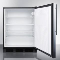 Summit 24" Wide Built-In All-Refrigerator, ADA Compliant - FF7BKBISS - The Home Selection