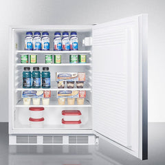 Summit 24" Wide Built-in All-Refrigerator, ADA Compliant - FF7LWBISS - The Home Selection