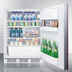 Summit 24" Wide Built-In All-Refrigerator, ADA Compliant (Panel Not Included) - FF6LWBI7 - The Home Selection