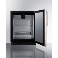 Summit 24" Wide Built-In All-Refrigerator, ADA Compliant with 3.1 cu. ft. Capacity, 3 Chrome Shelves, Right Hinge, with Door Lock, Frost Free Defrost(Panel Not Included) - ASDS2413IF - The Home Selection