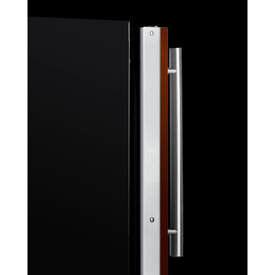 Summit 24" Wide Built-In All-Refrigerator, ADA Compliant with 3.1 cu. ft. Capacity, 3 Chrome Shelves, Right Hinge, with Door Lock, Frost Free Defrost(Panel Not Included) - ASDS2413IF - The Home Selection
